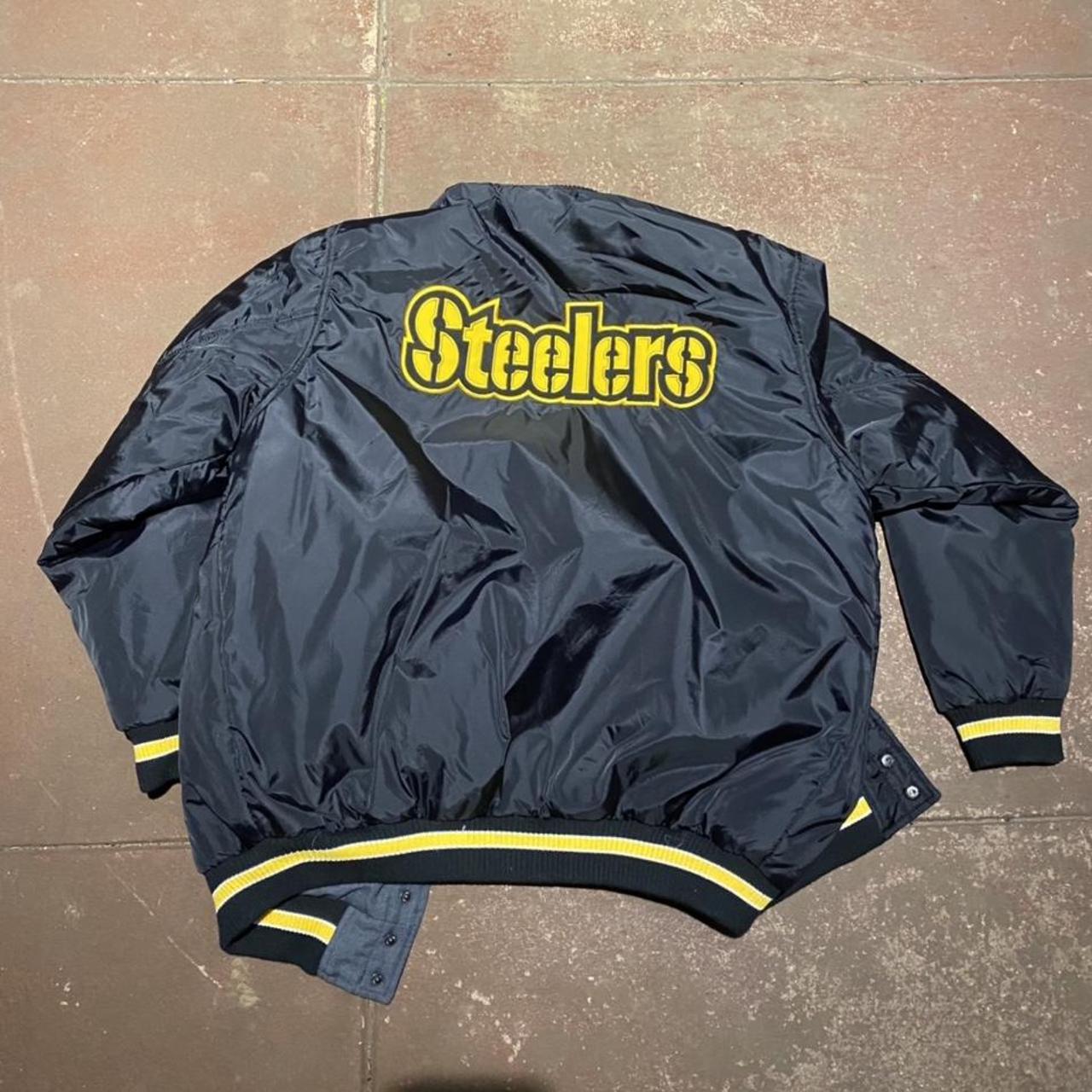 NFL Pittsburgh Steelers Reversible Jacket Size... - Depop