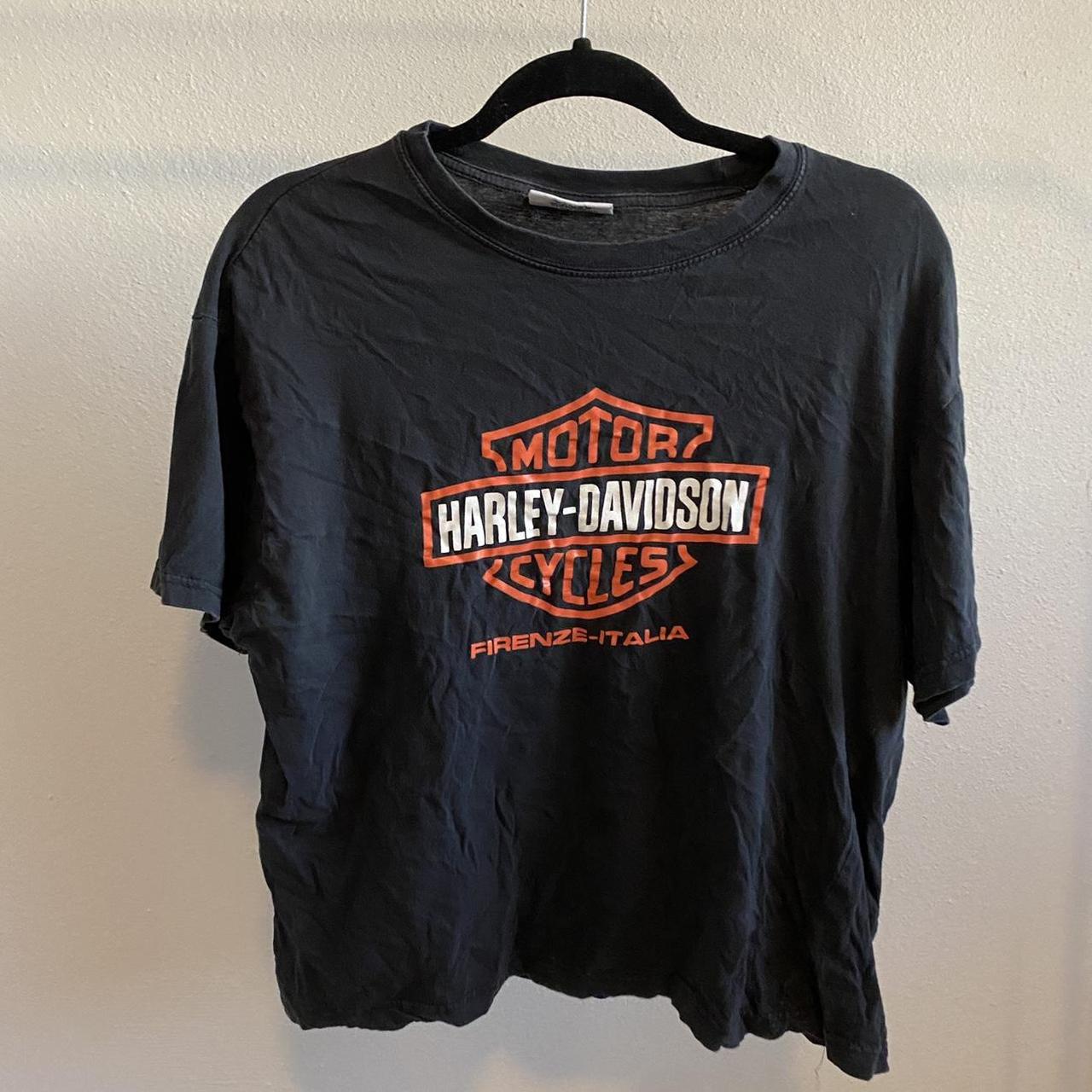 harley davidson black tee