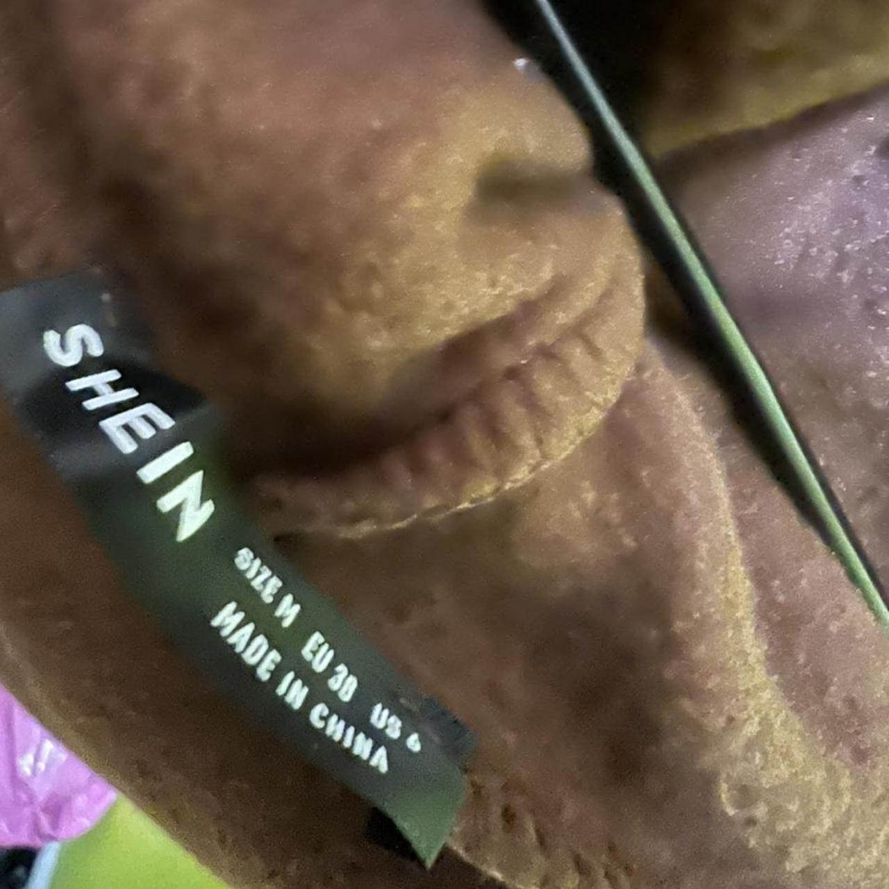 brown shein zip up hoodie, worn a few times Depop