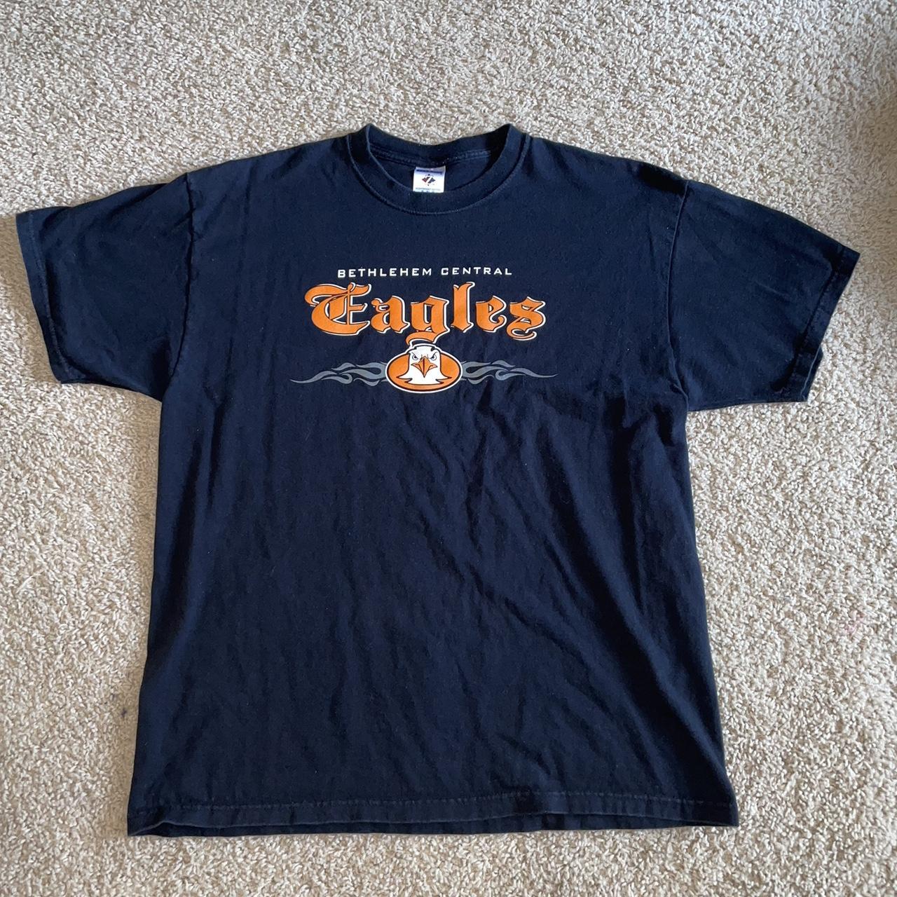 Bethlehem Central Eagles shirt Black and orange... - Depop