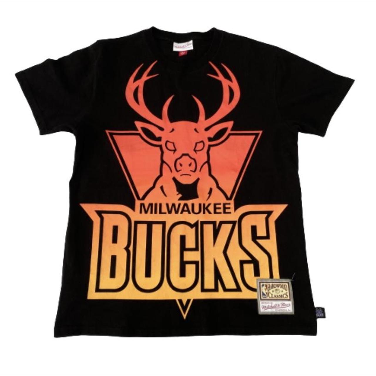 NBA Milwaukee Bucks T-Shirt - Hardwood... - Depop