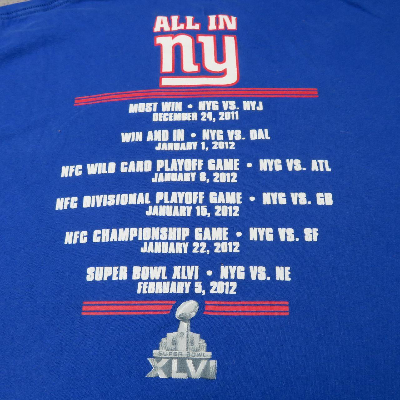 NFL Team Apparel NY Giants Super Bowl Champions long - Depop