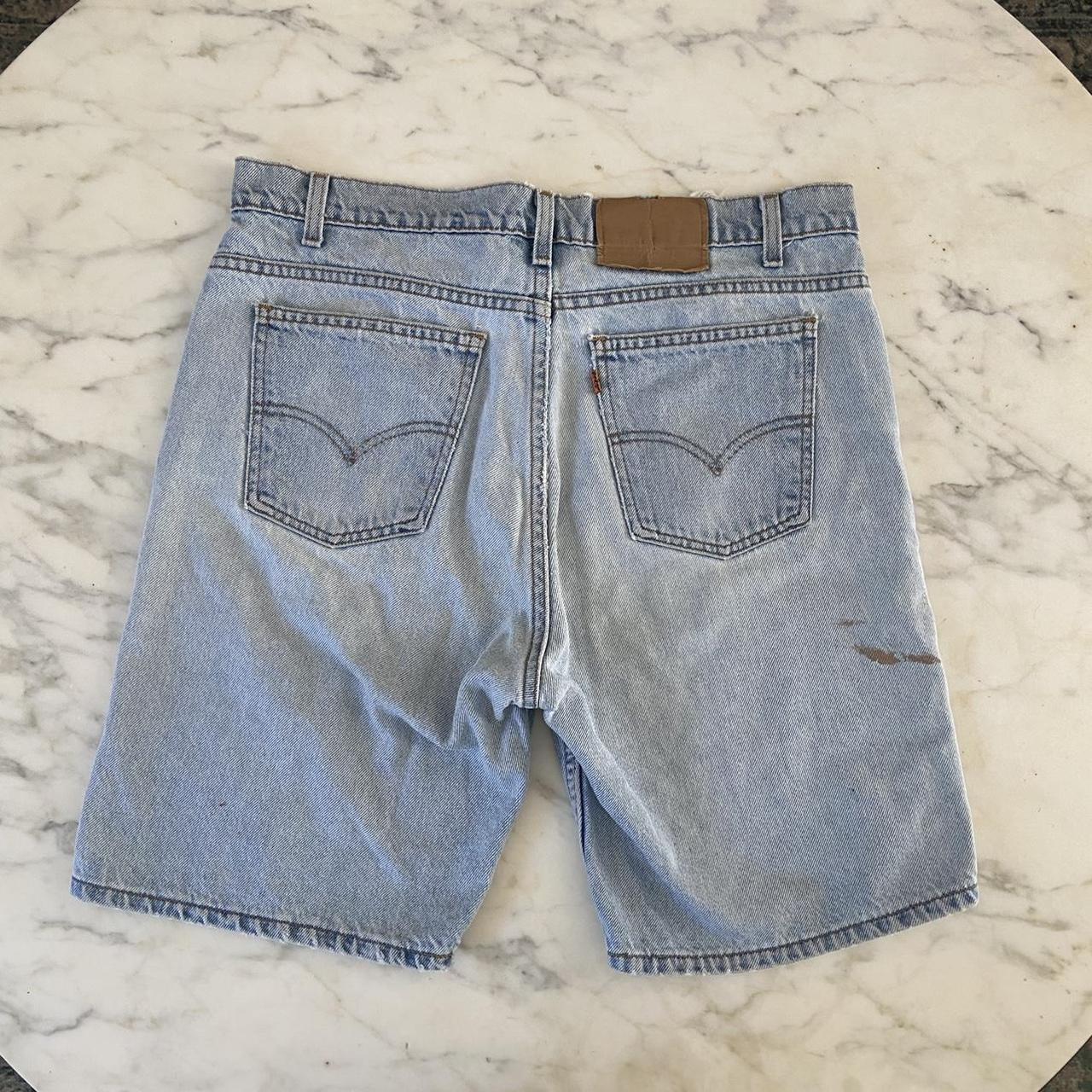 levi's distressed bermuda shorts