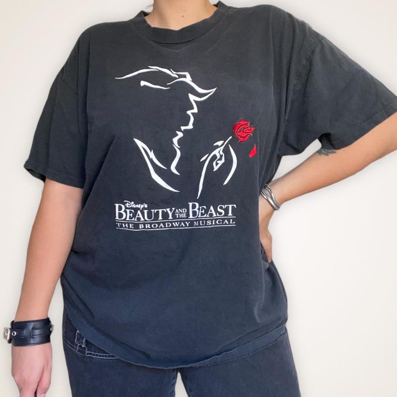 beauty and the beast t shirt women's