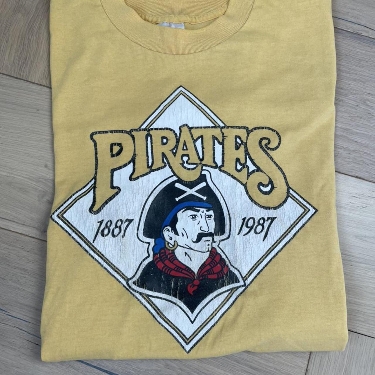 Vintage Rawlings 80s Pittsburgh Pirates Jersey MADE - Depop