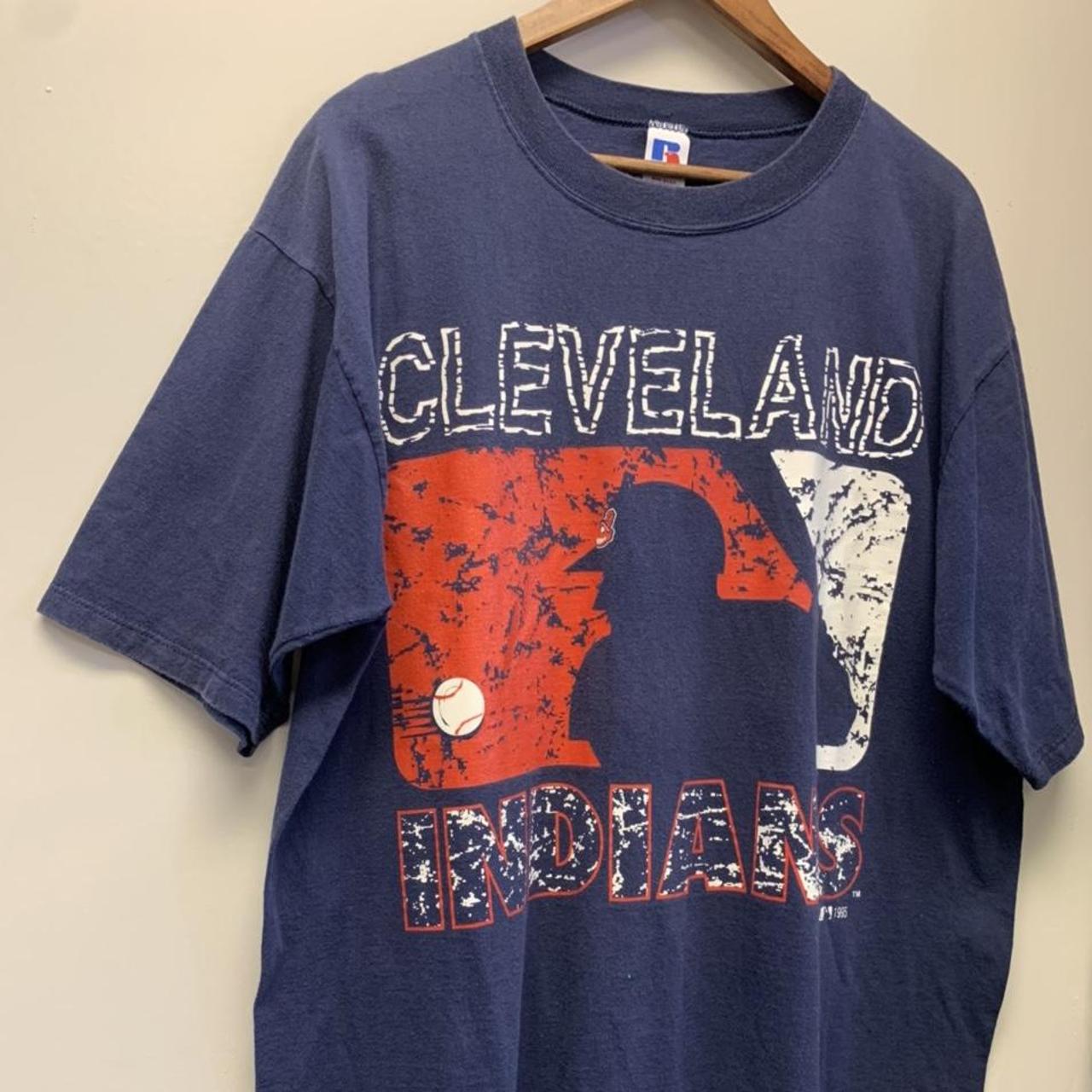 Cleveland Indians Vintage Russell Athletic - Depop