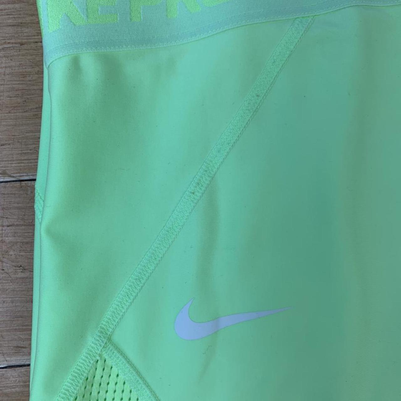 fluro green nike shoes