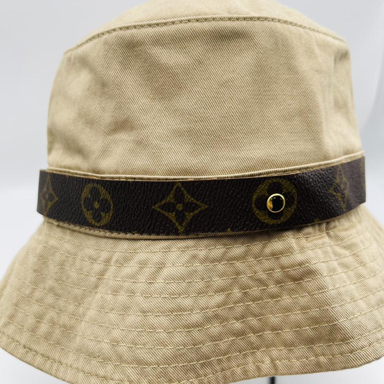 Upcycled LV Hat Band & Hat Set - ShopperBoard