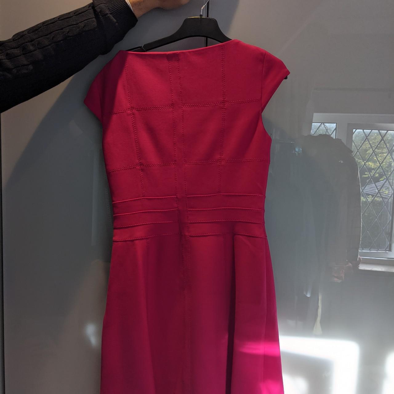 Karen Millen Women's Pink Dress Depop
