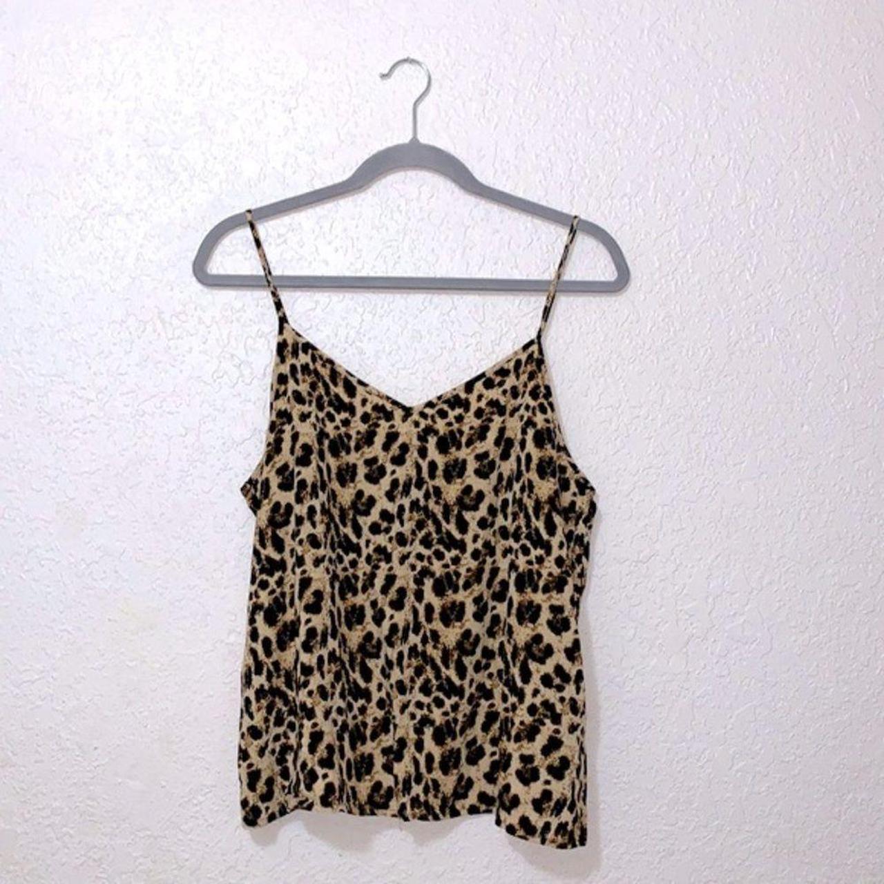 Cheetah print top Esmara by Heidi Klum cheetah... - Depop