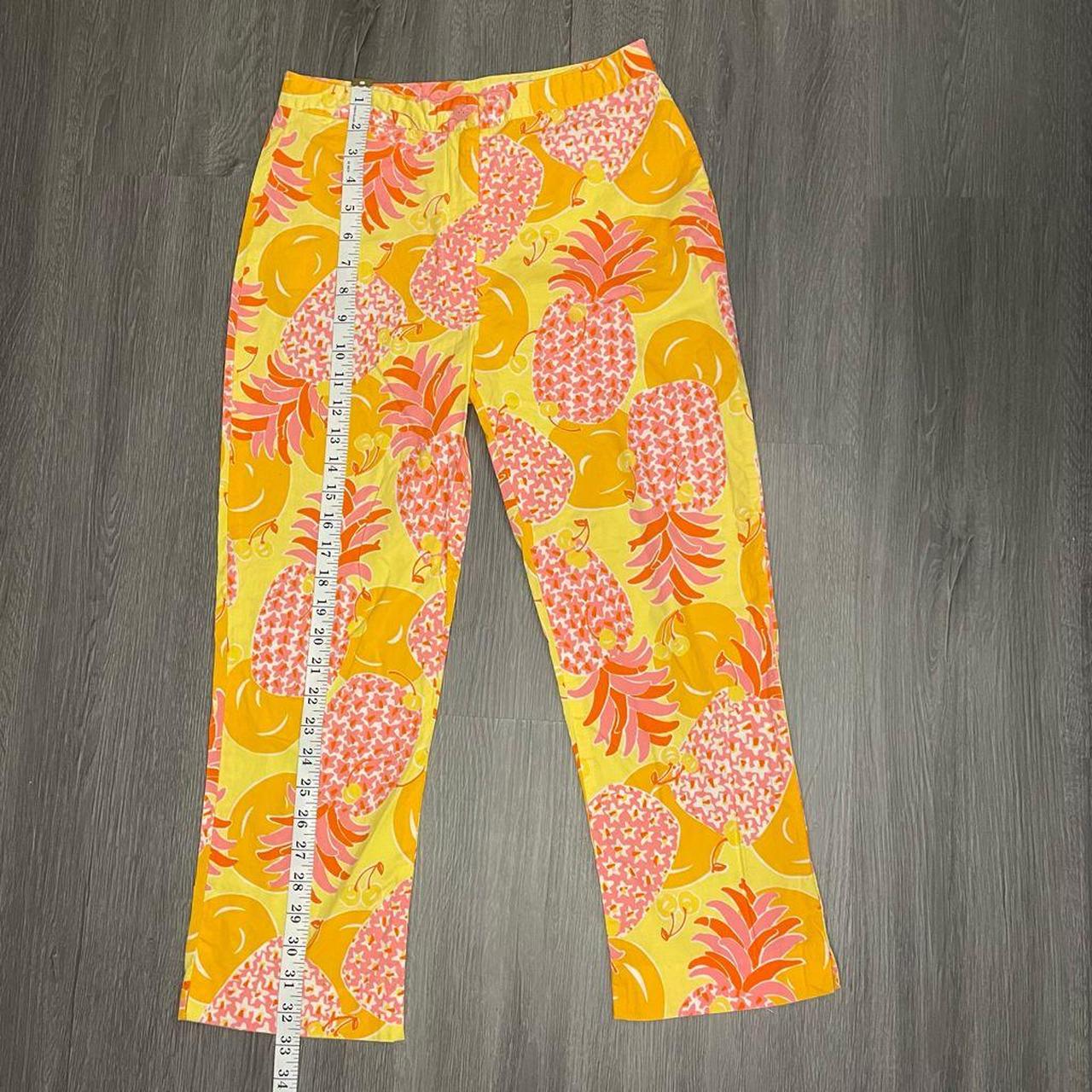 Lilly Pulitzer Women's Pink and Orange Trousers (4)