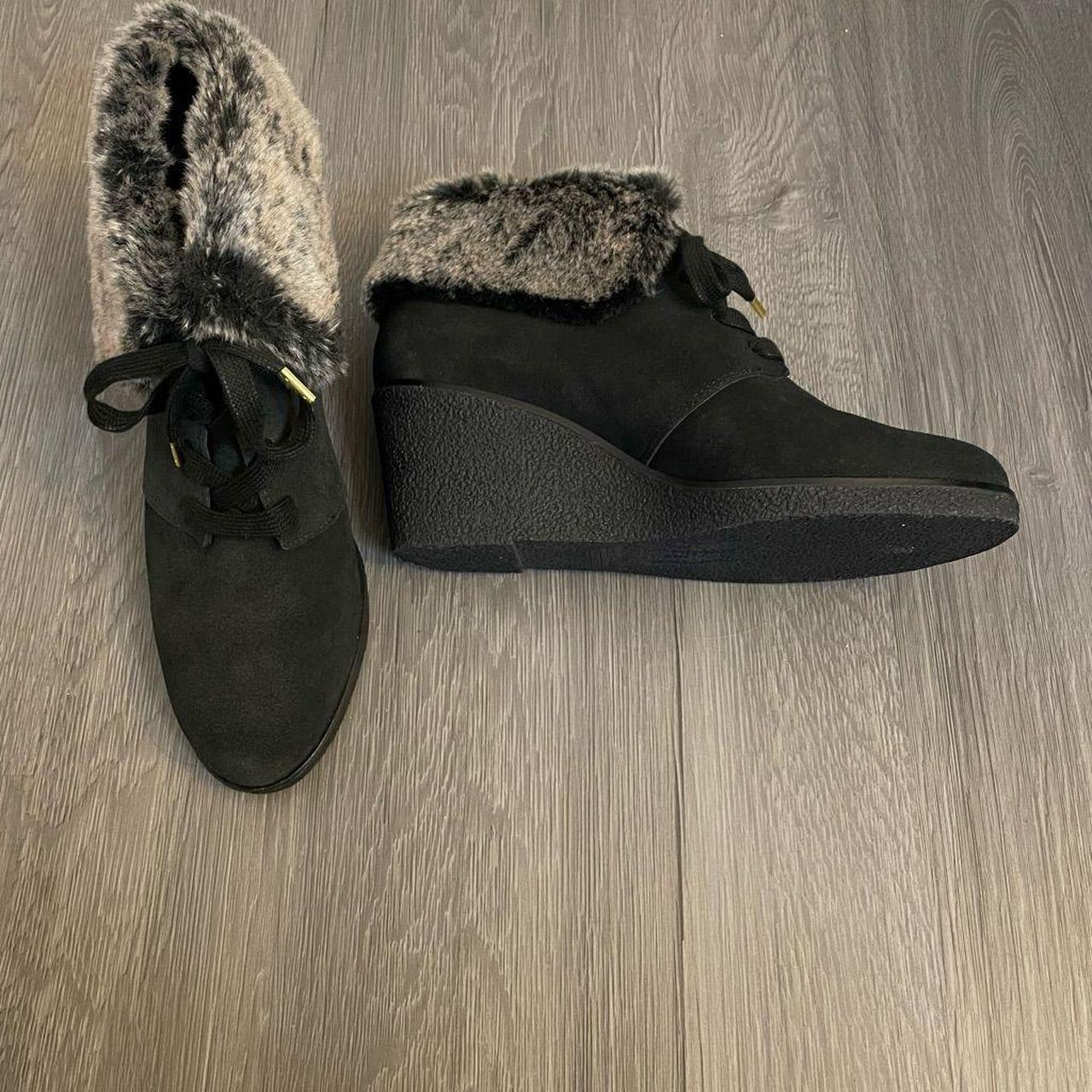 cole haan coralie wedge bootie