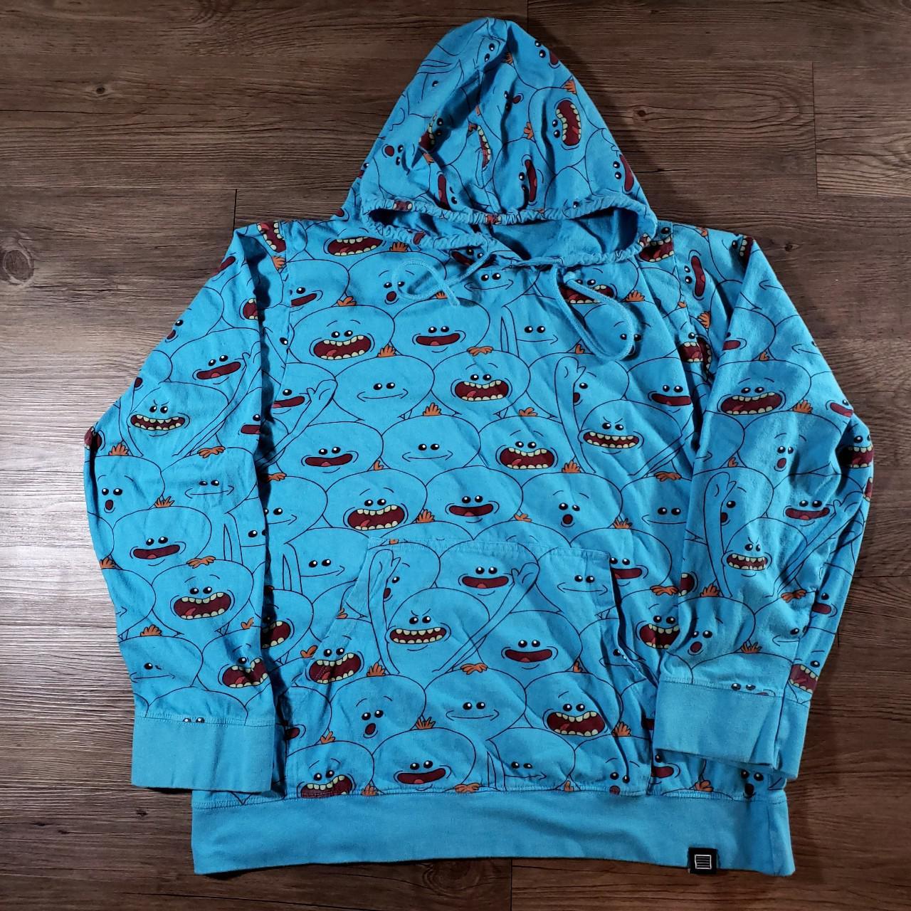 Men's Blue Hoodie | Depop