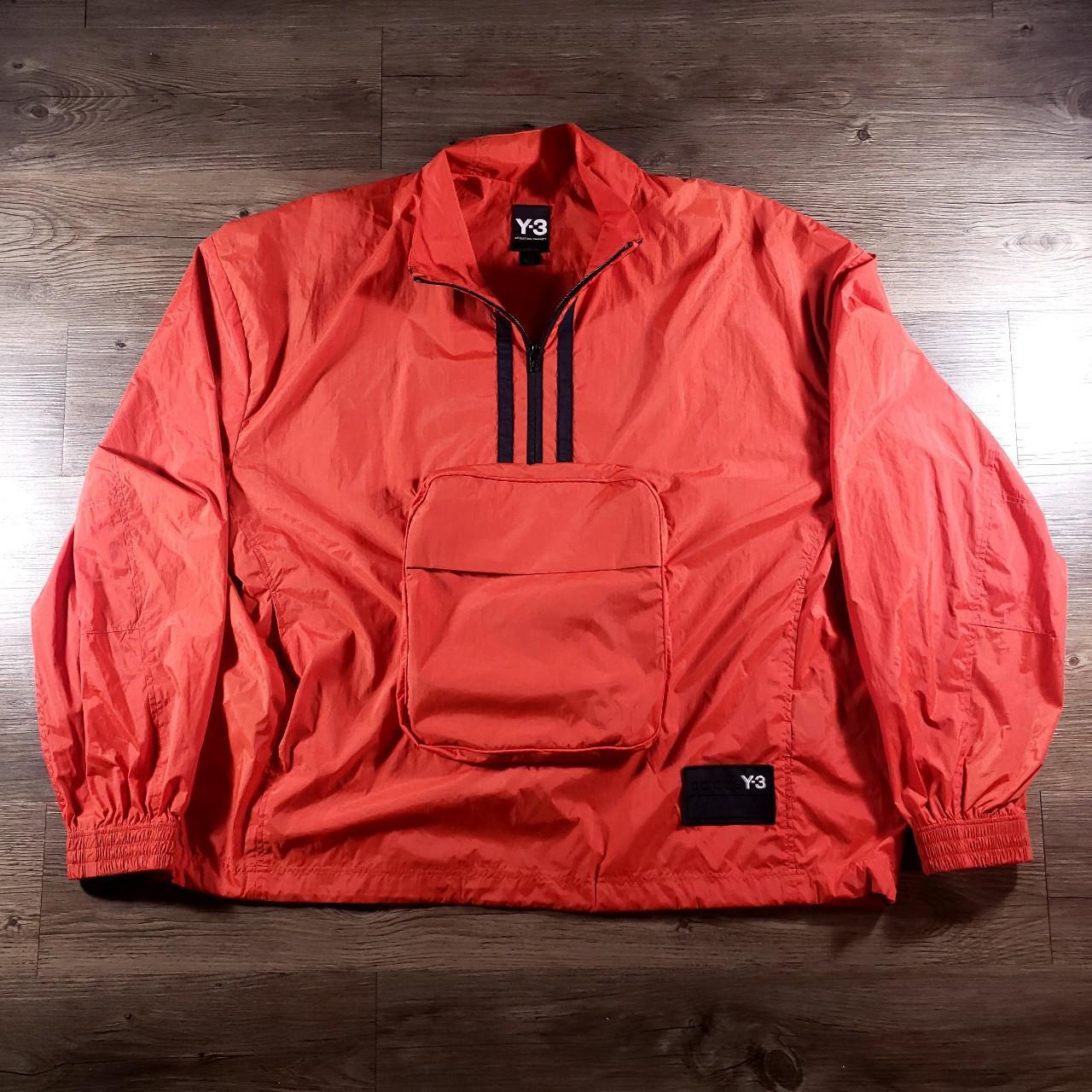 adidas y3 orange jacket