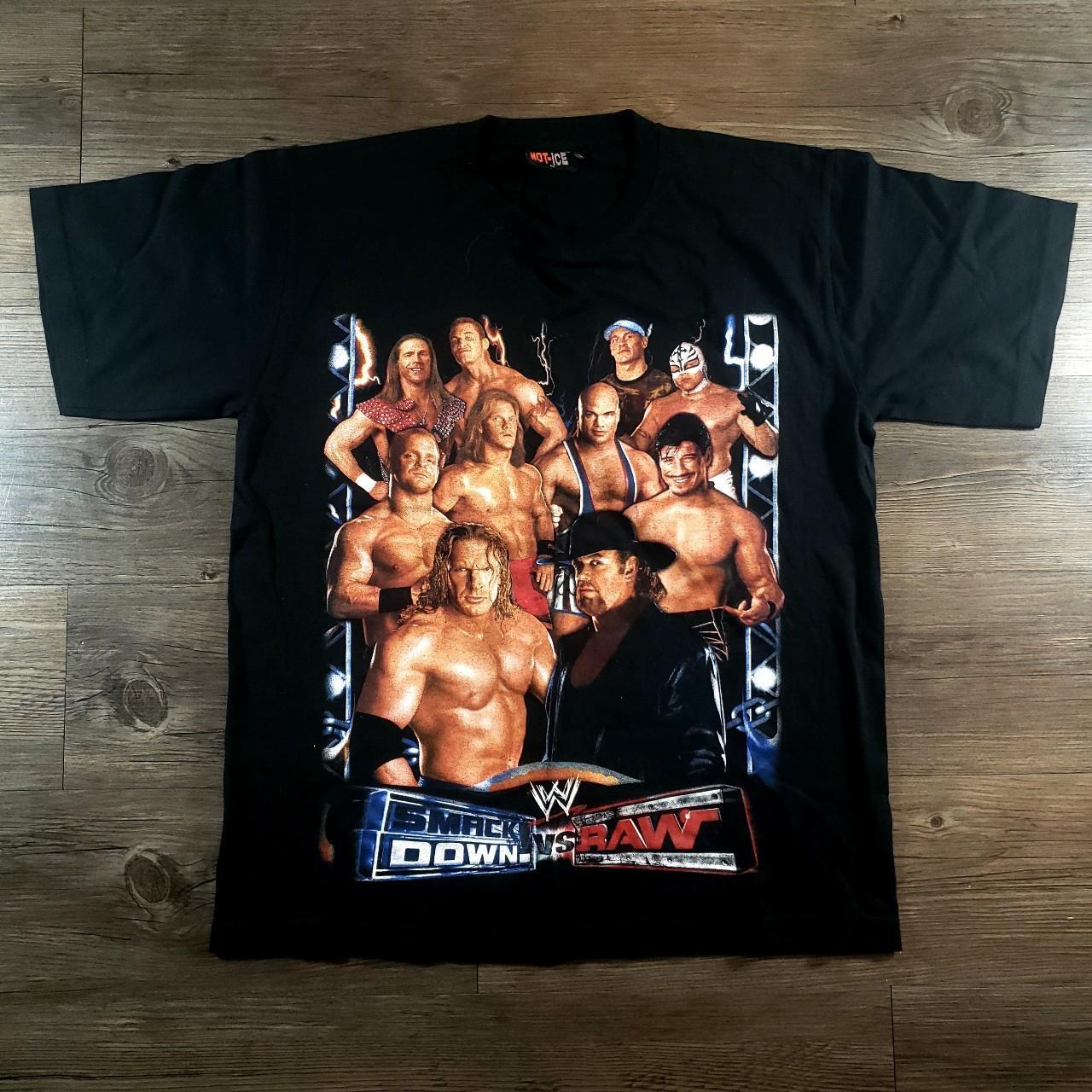 Vintage WWE Smackdown vs RAW T-Shirt Great... - Depop