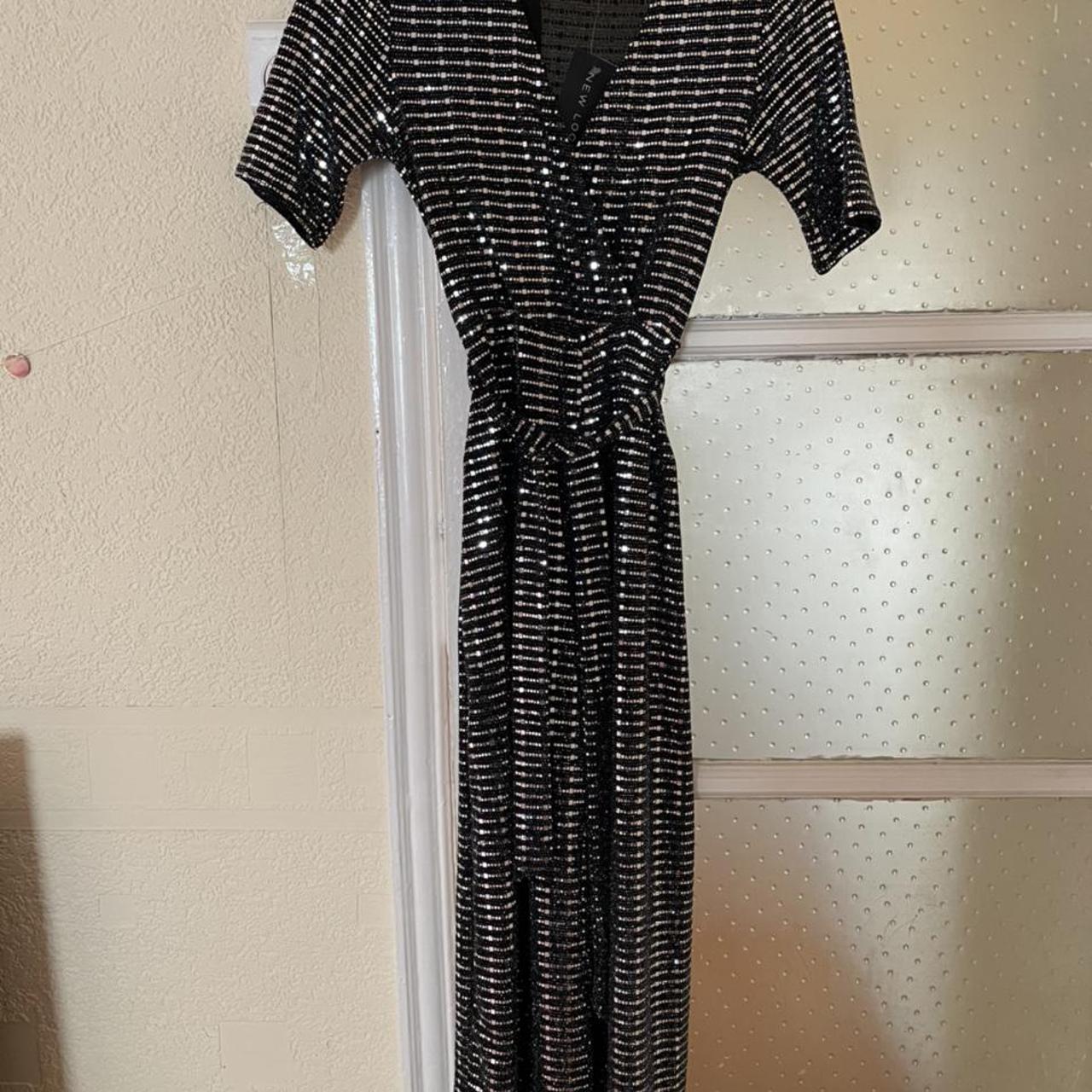 Brand new sparkly jumpsuit from new look never been... Depop