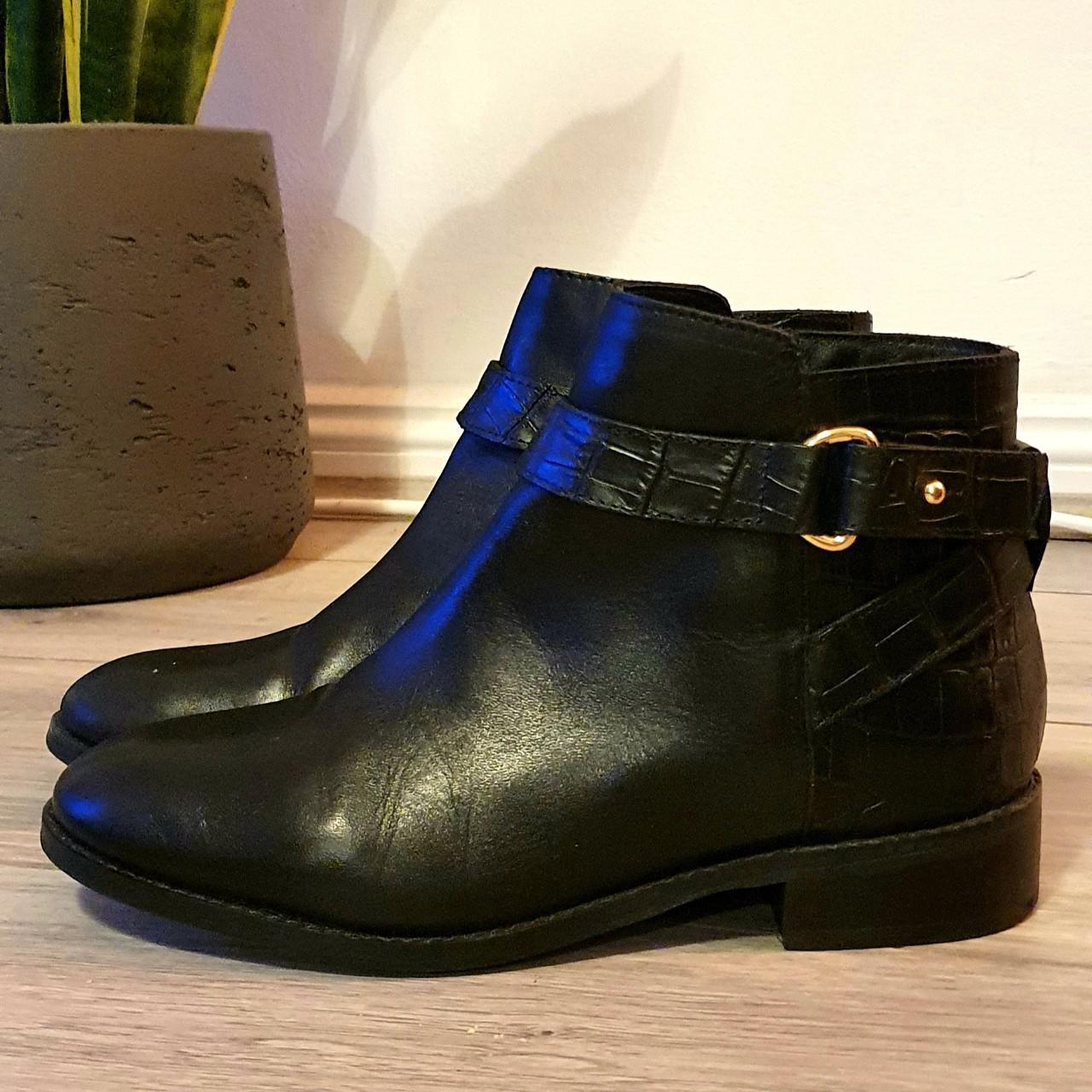 Office Hardwear Ankle Boots Black Croc Depop