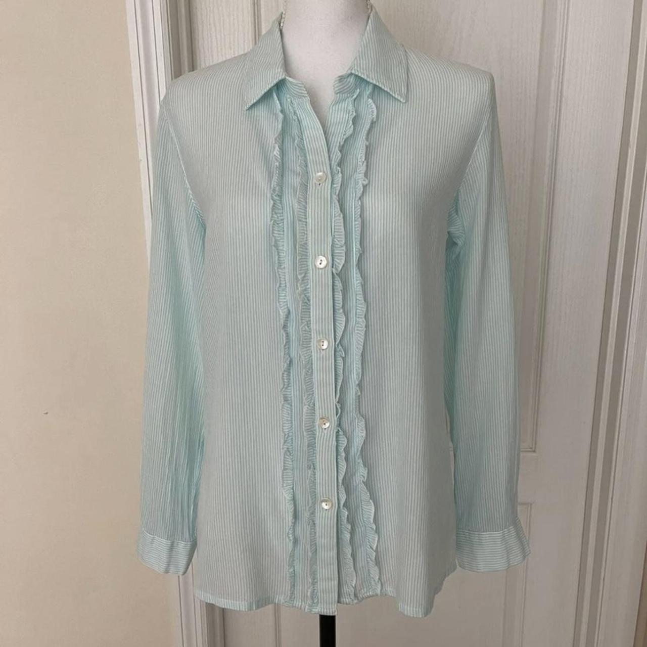 Chico's Silk Green Tops for Women