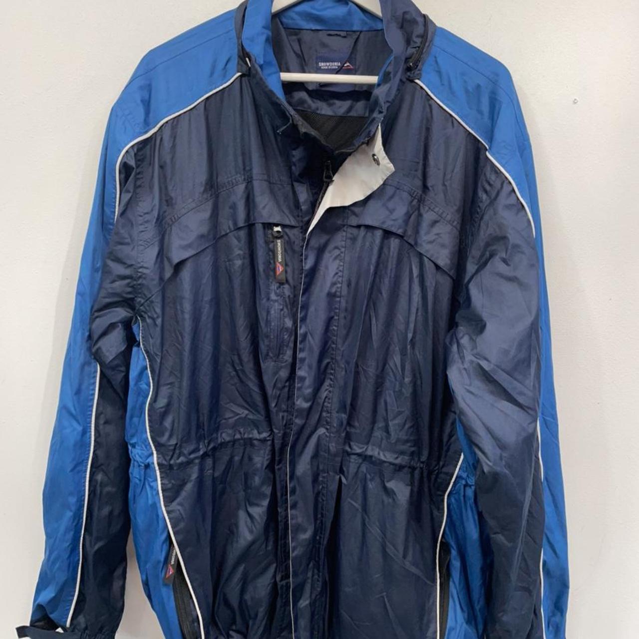 P554 Snowdonia blue shell jacket Size XL #snowdonia... - Depop