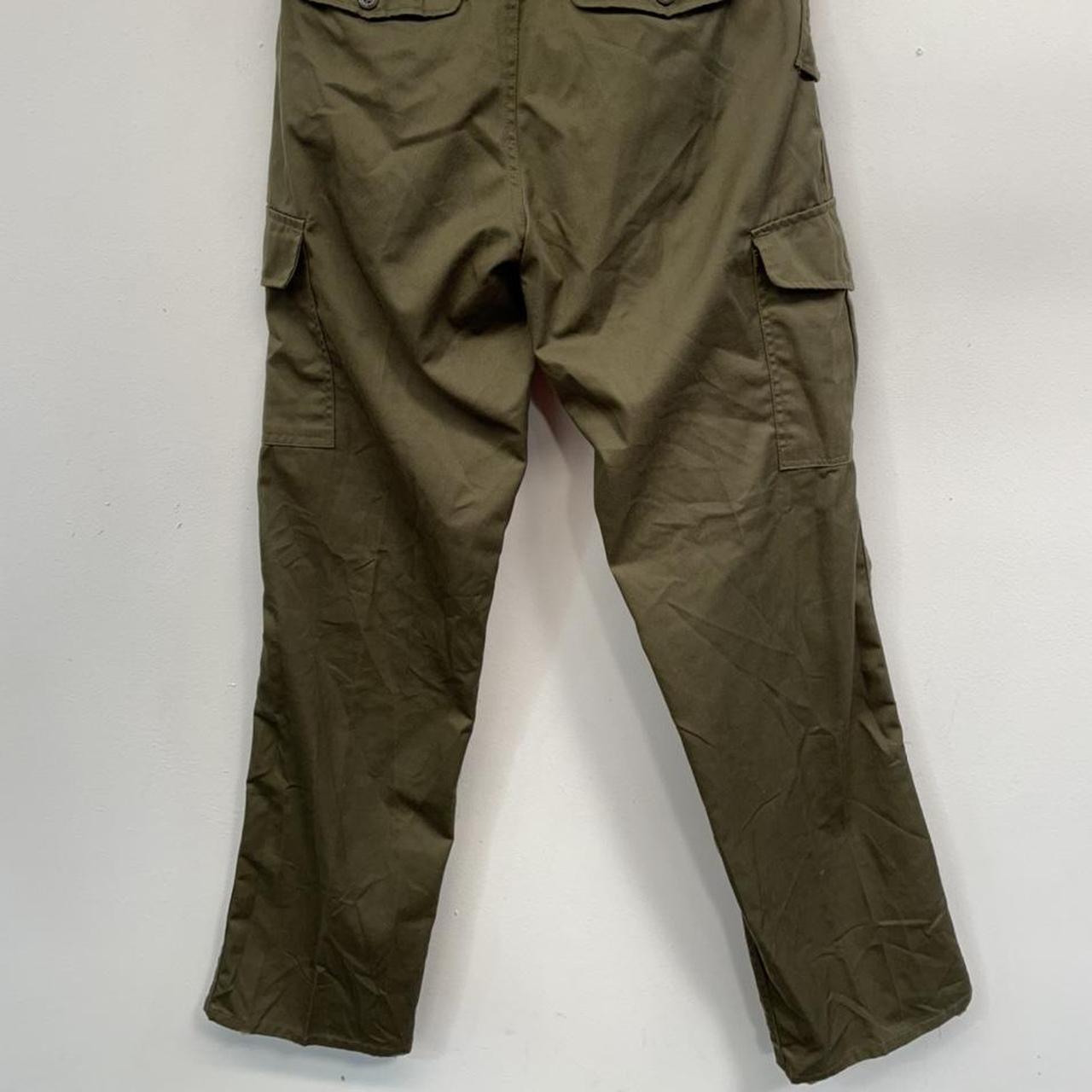 P892 Kahki cargo style trousers Size 28 #kahki... - Depop