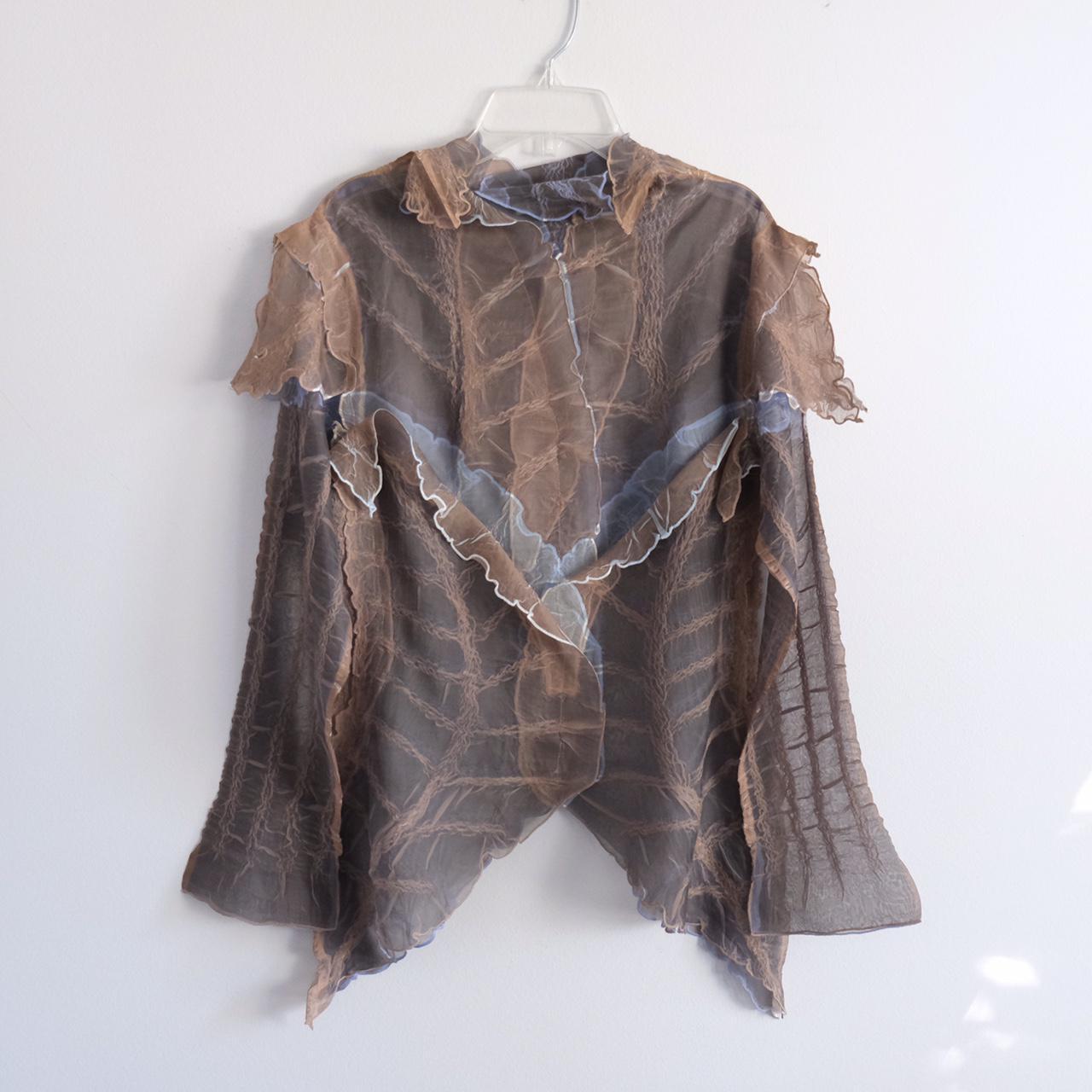 Yoshiki Hishinuma leafy 🍂 sheer long sleeve