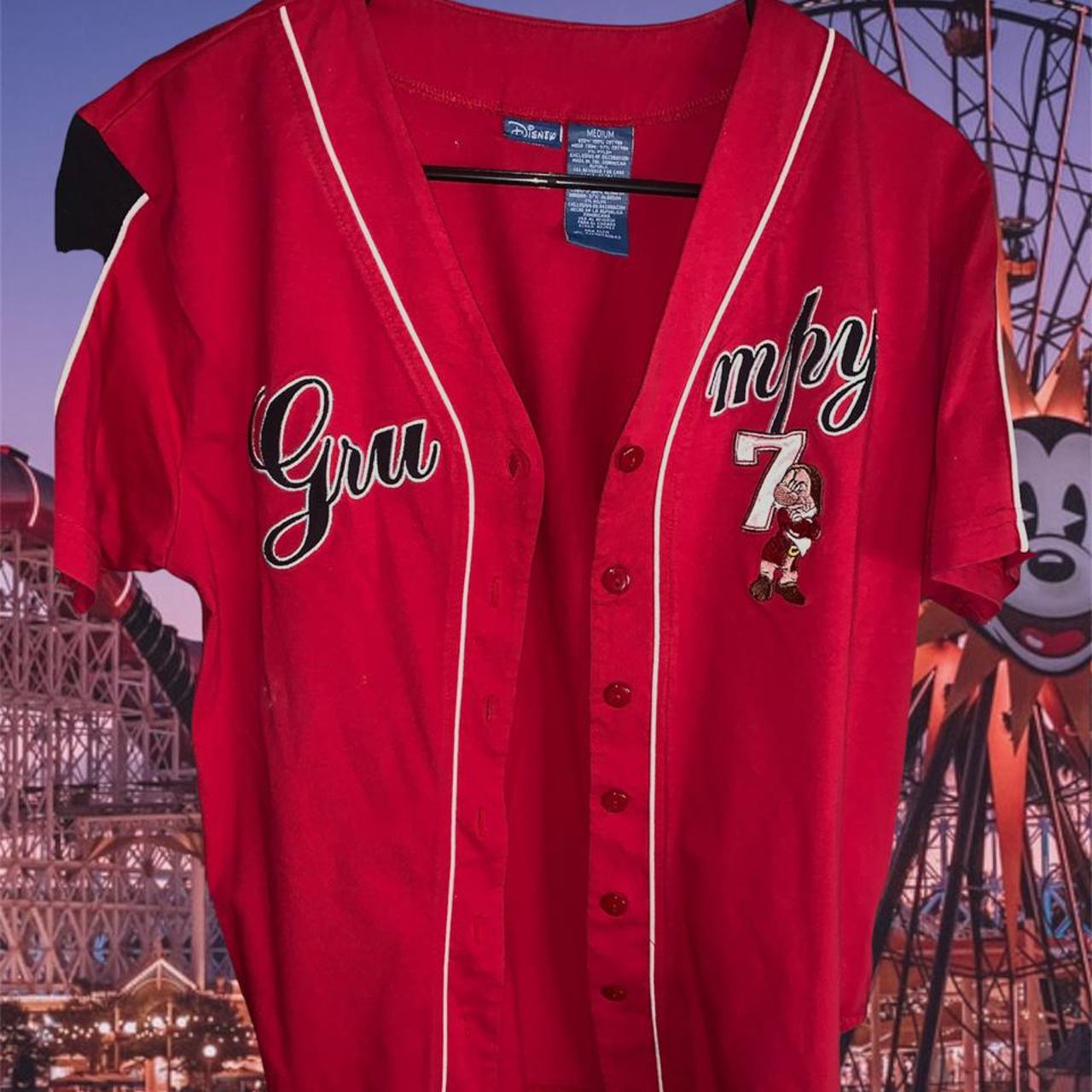 Disney Women's Red Tshirt Depop