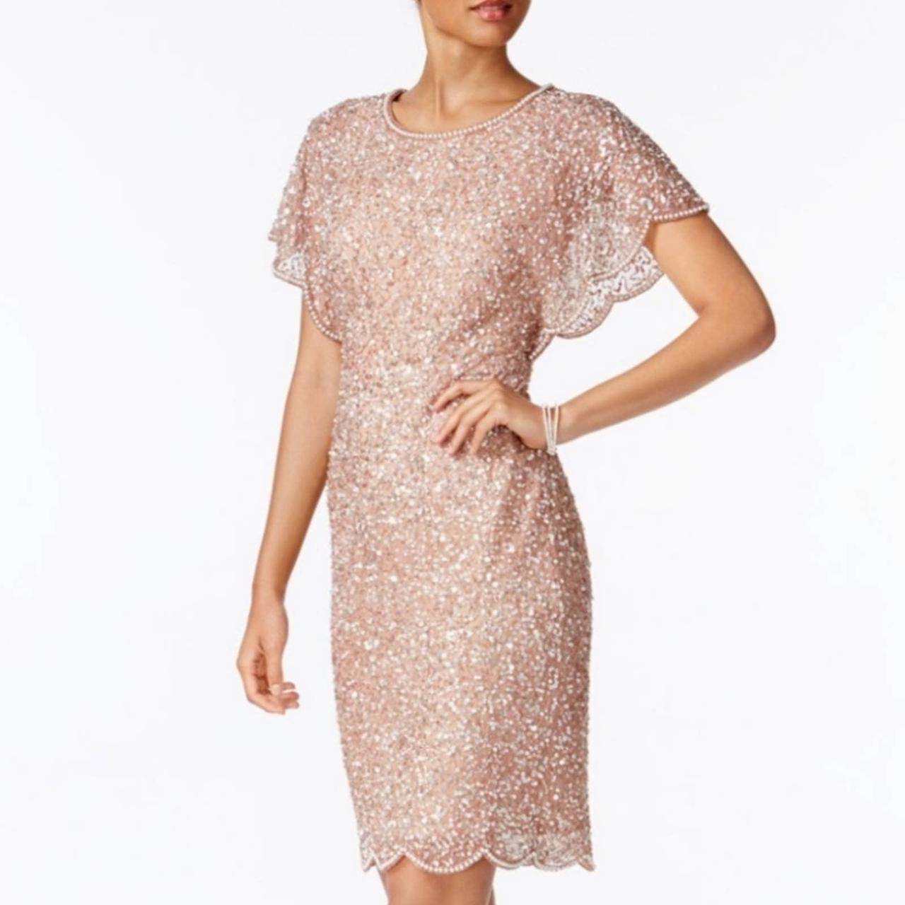adrianna papell gold gowns