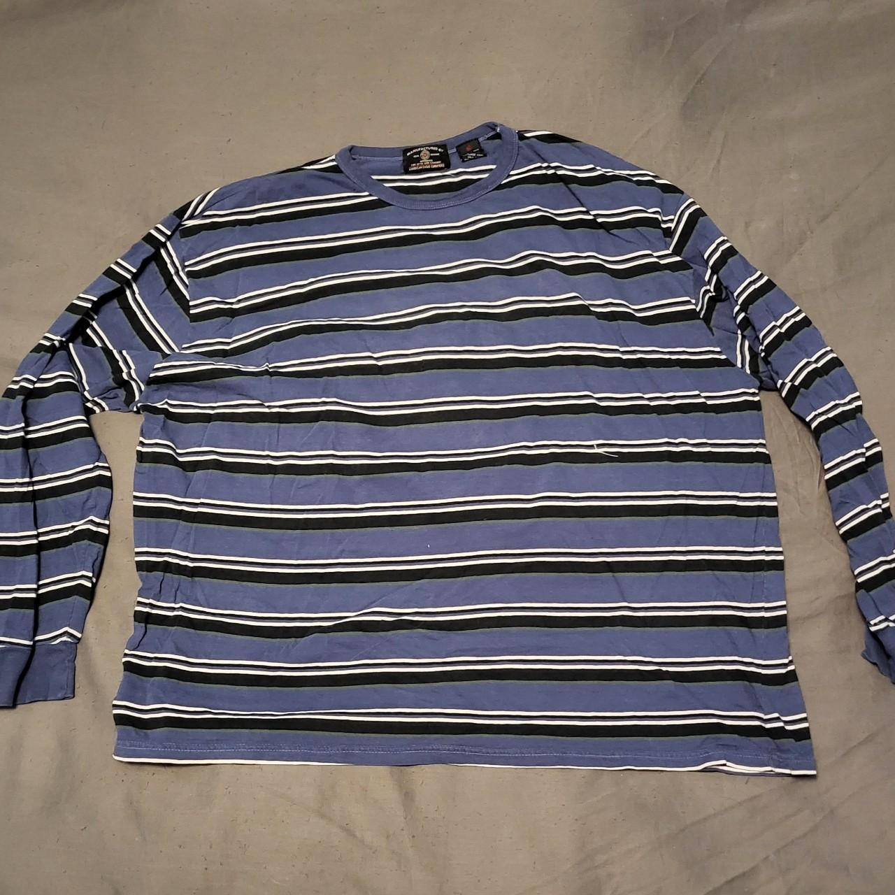 A nice blue and white striped shirt! - Depop