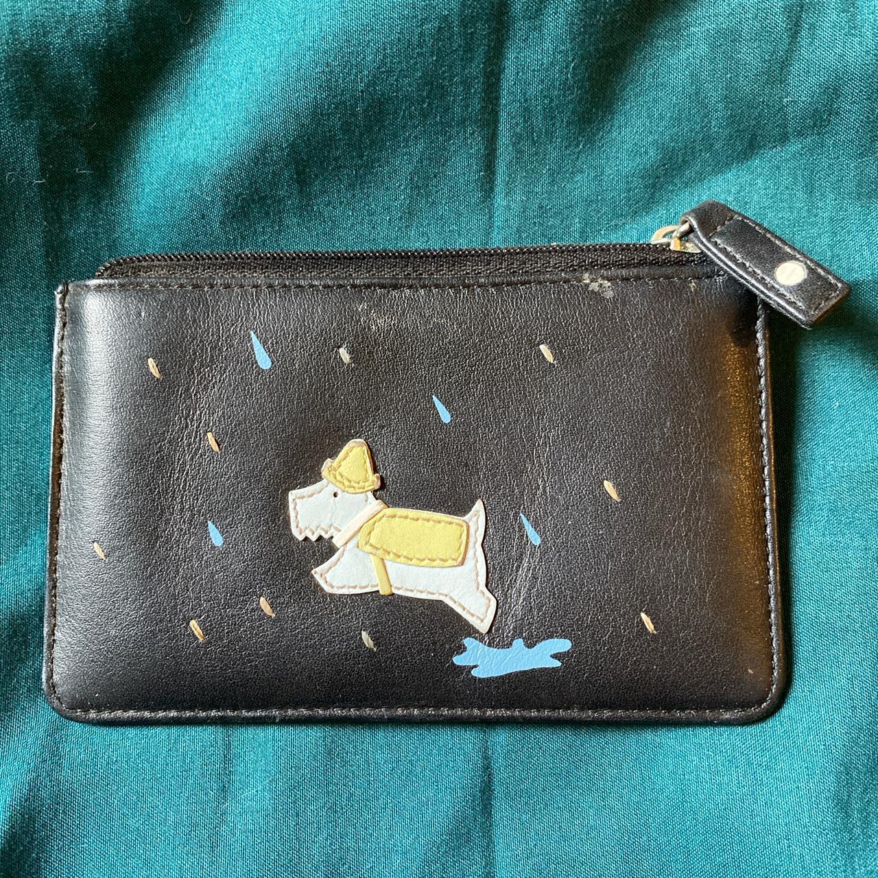 Radley black leather coin purse - scotty dog... - Depop