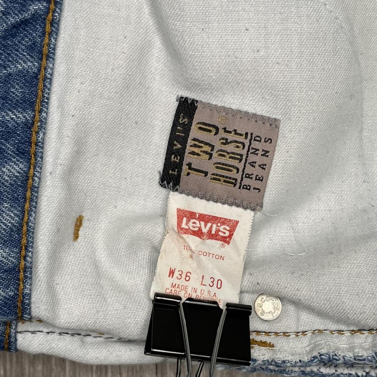 FREE SHIPPING: Vintage Leather Tab Levi's Jeans - Depop