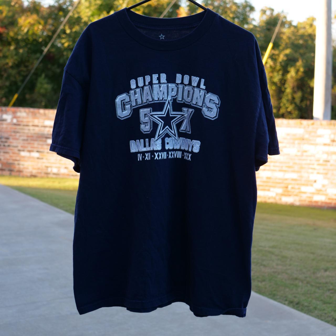 Dallas Cowboys 5 X Super Bowl Champions T-shirt No - Depop