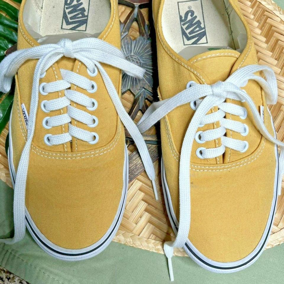 vans authentic mustard yellow
