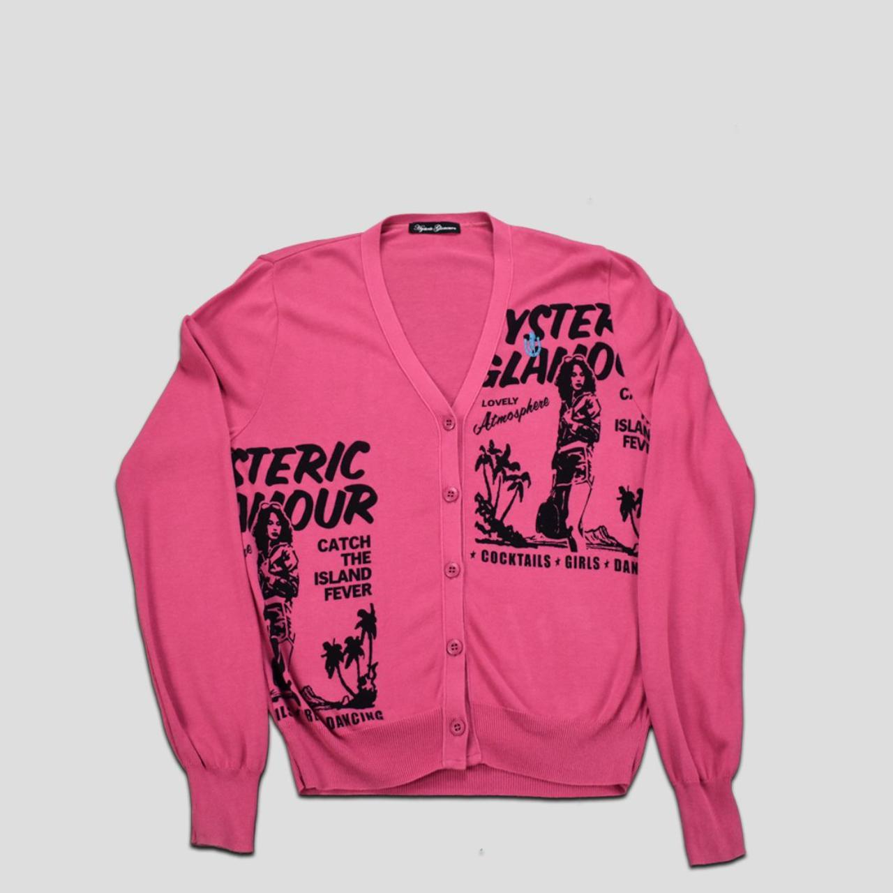 Hysteric Glamour Women's Pink Cardigan