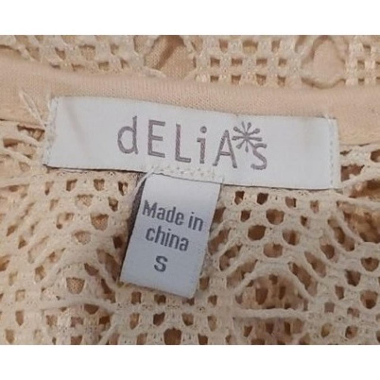 Delia's Women's Cream and Orange Dress (3)