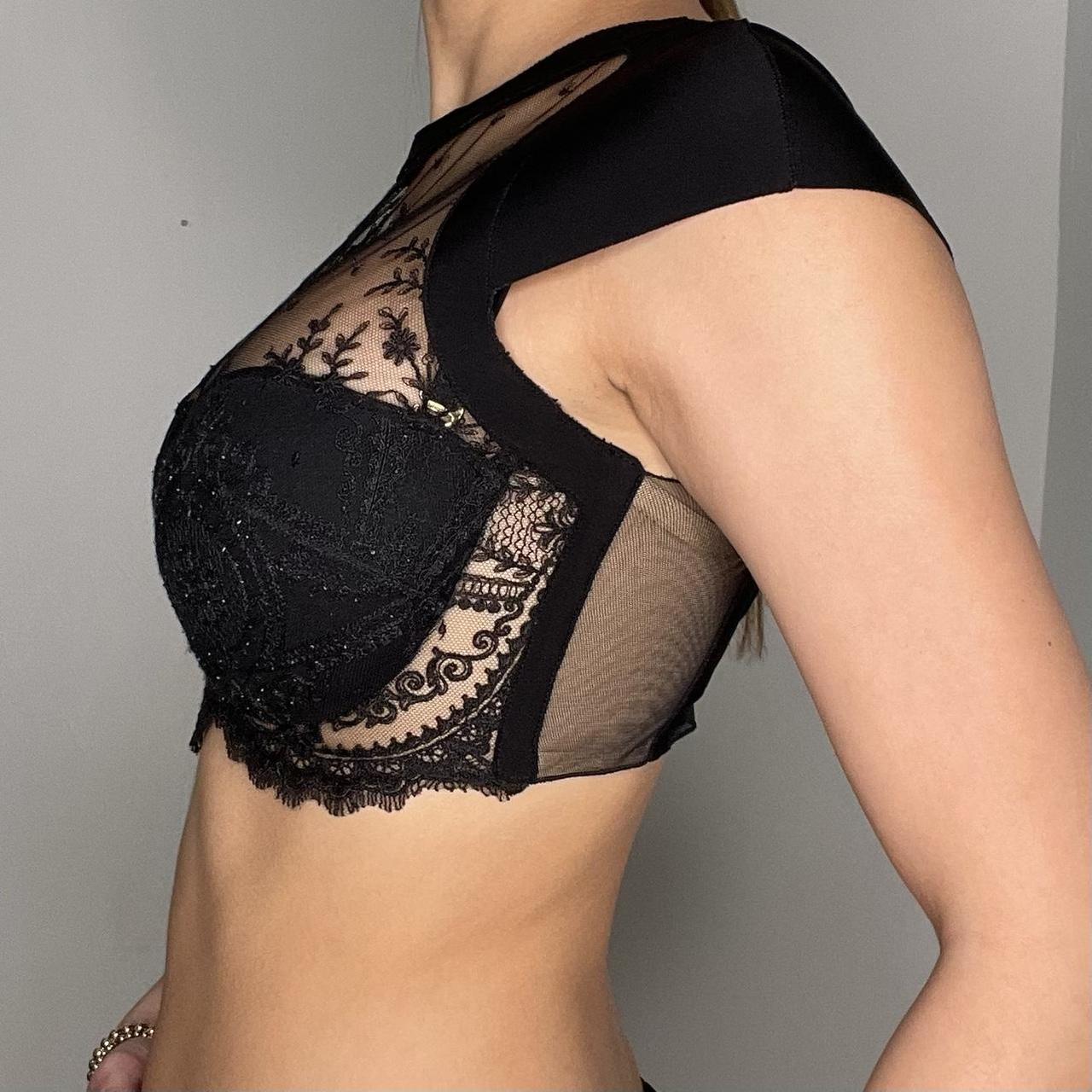 The La Perla Neoprene Desire Long Line Bra ONLY Depop