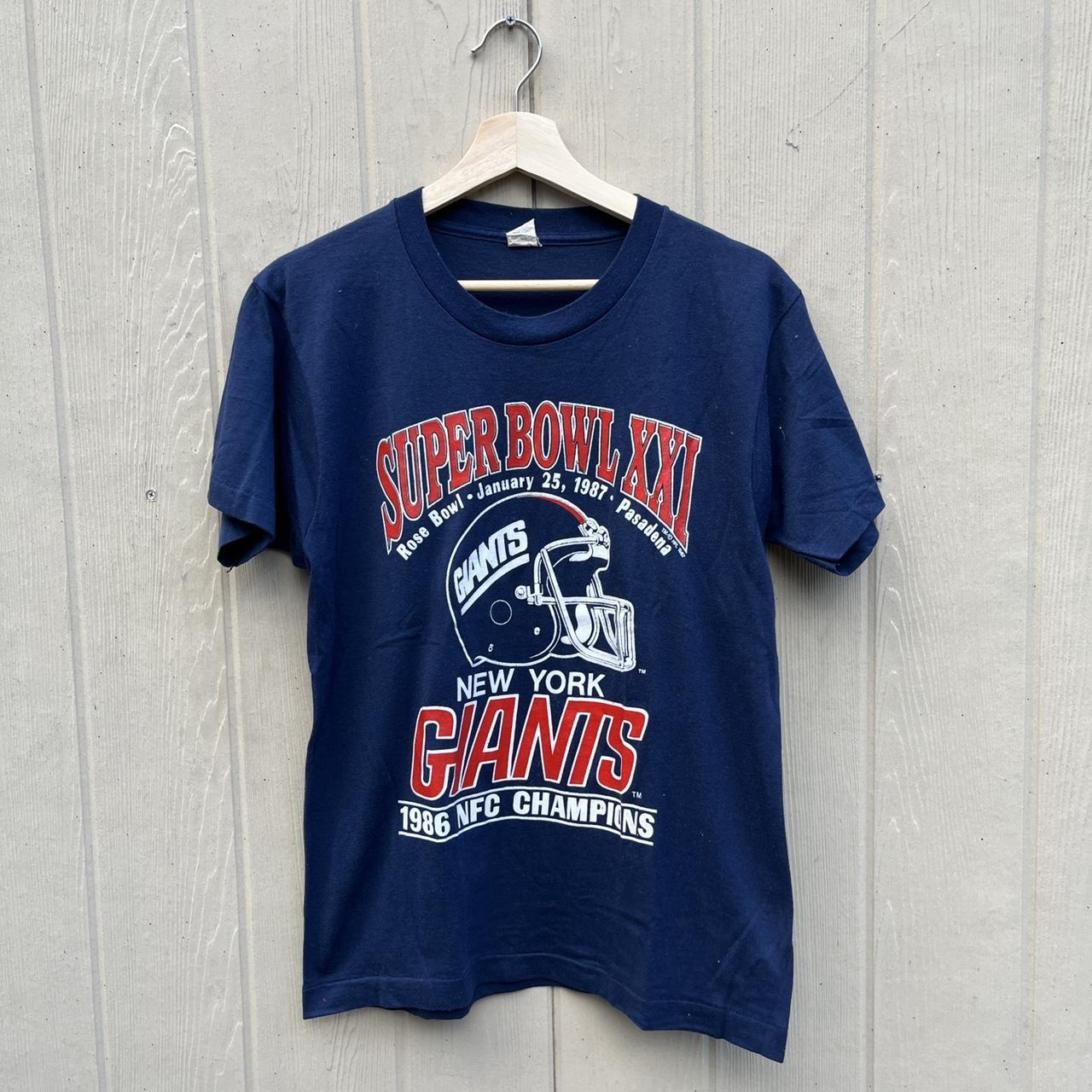 Vintage 1987 New York Giants NFL Football Super Bowl - Depop