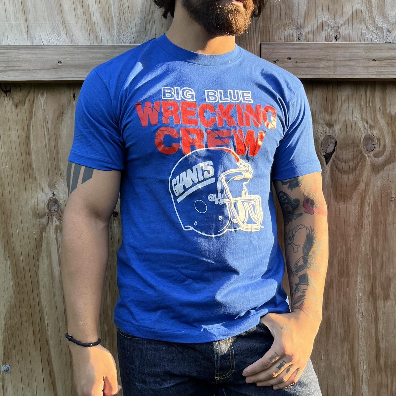 Giants Big Blue Wrecking Crew T-shirt