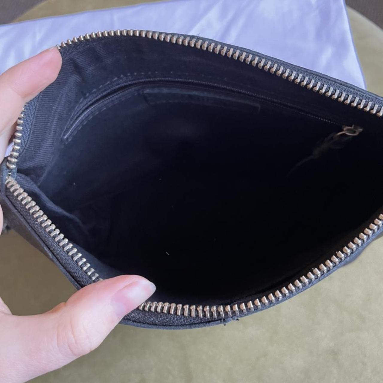 MORRISON Black leather pouch Detachable wrist... - Depop