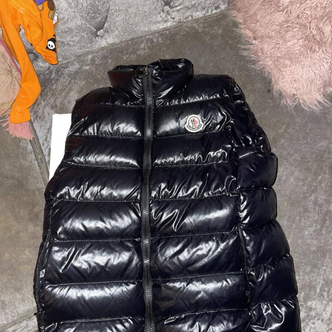 moncler body warmer size small condition 9/10 - Depop