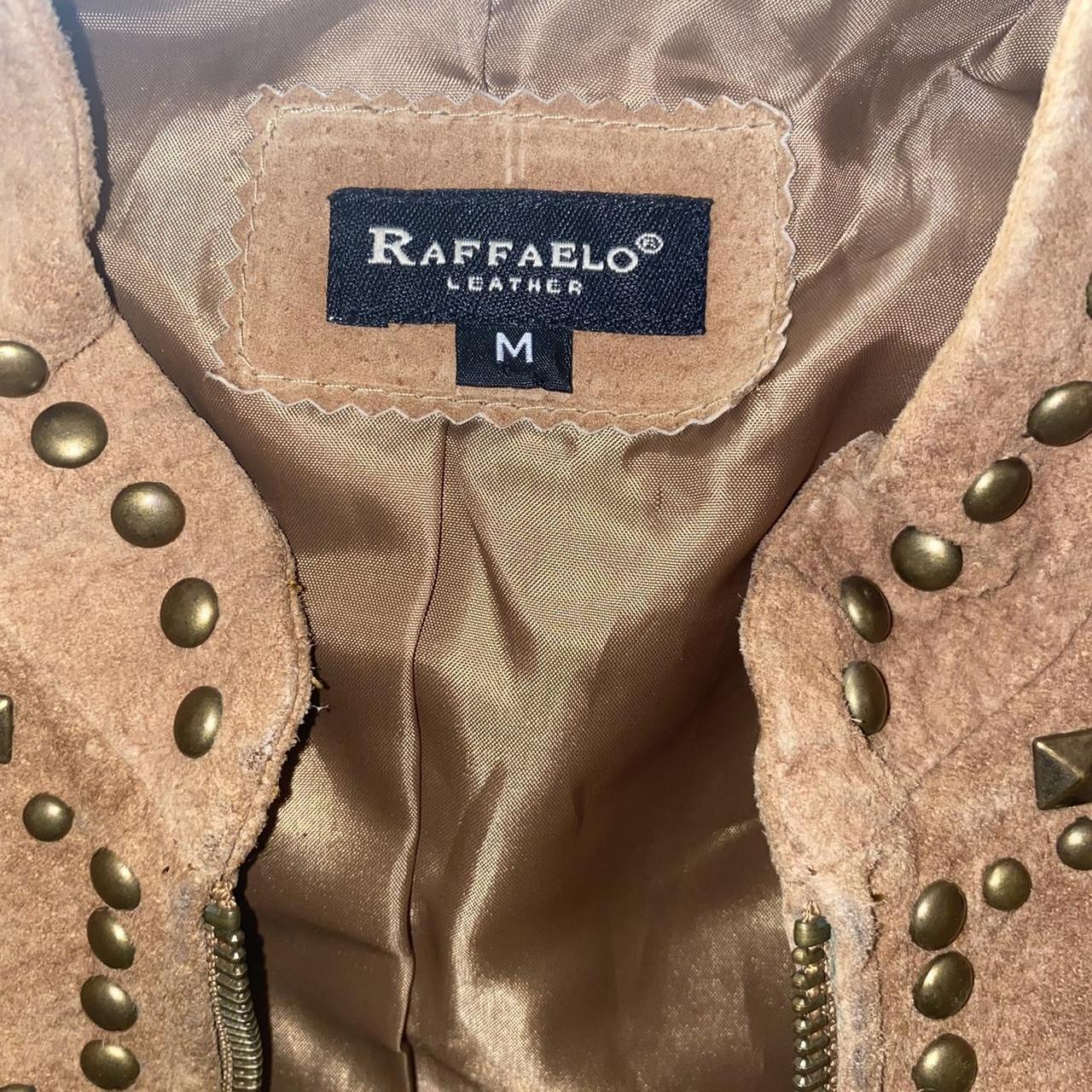 Amazing vintage Raffaelo suede leather jacket. Size... - Depop