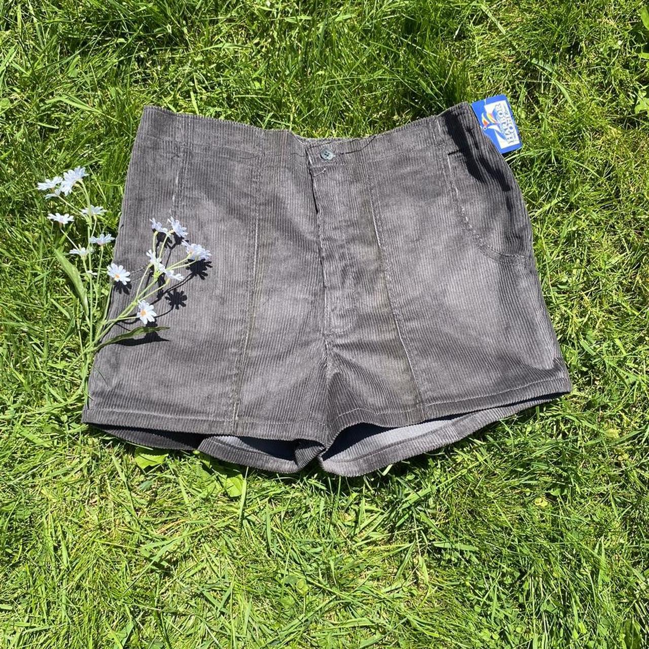 Vintage dark brown corduroy shorts Brand Harbor... Depop