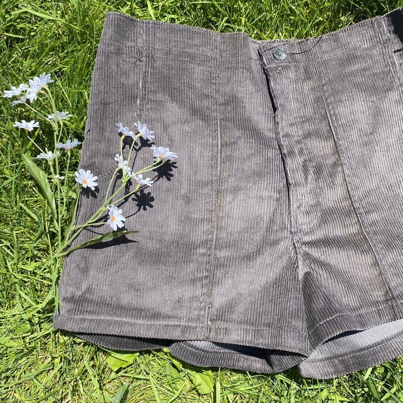 Vintage dark brown corduroy shorts Brand Harbor... Depop