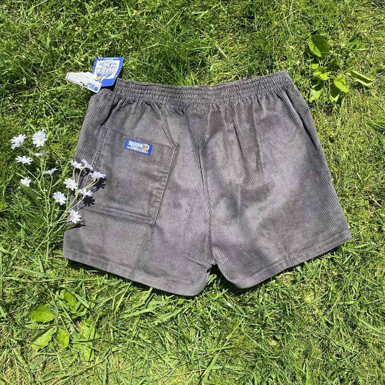 Vintage dark brown corduroy shorts Brand Harbor... Depop
