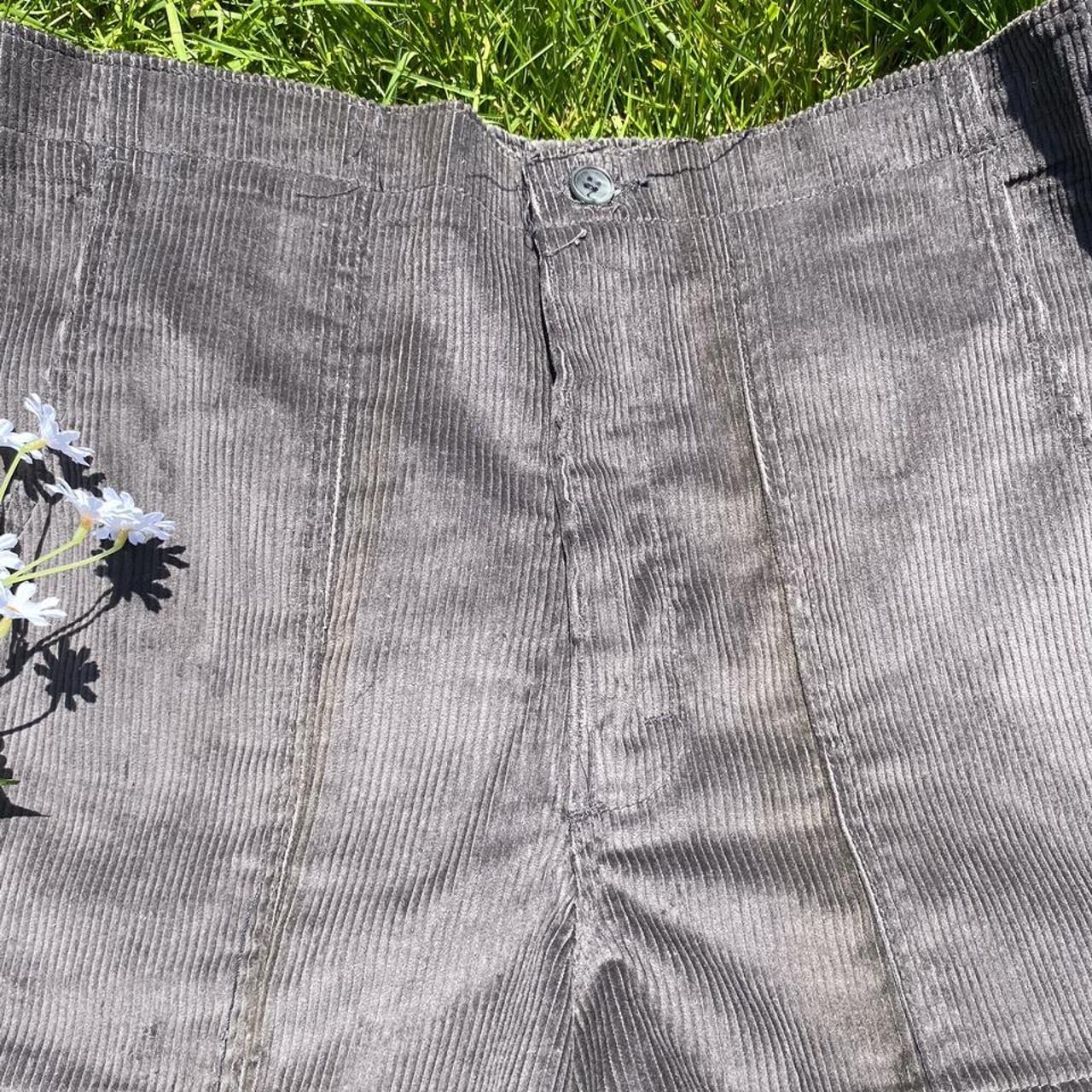 Vintage dark brown corduroy shorts Brand Harbor... Depop