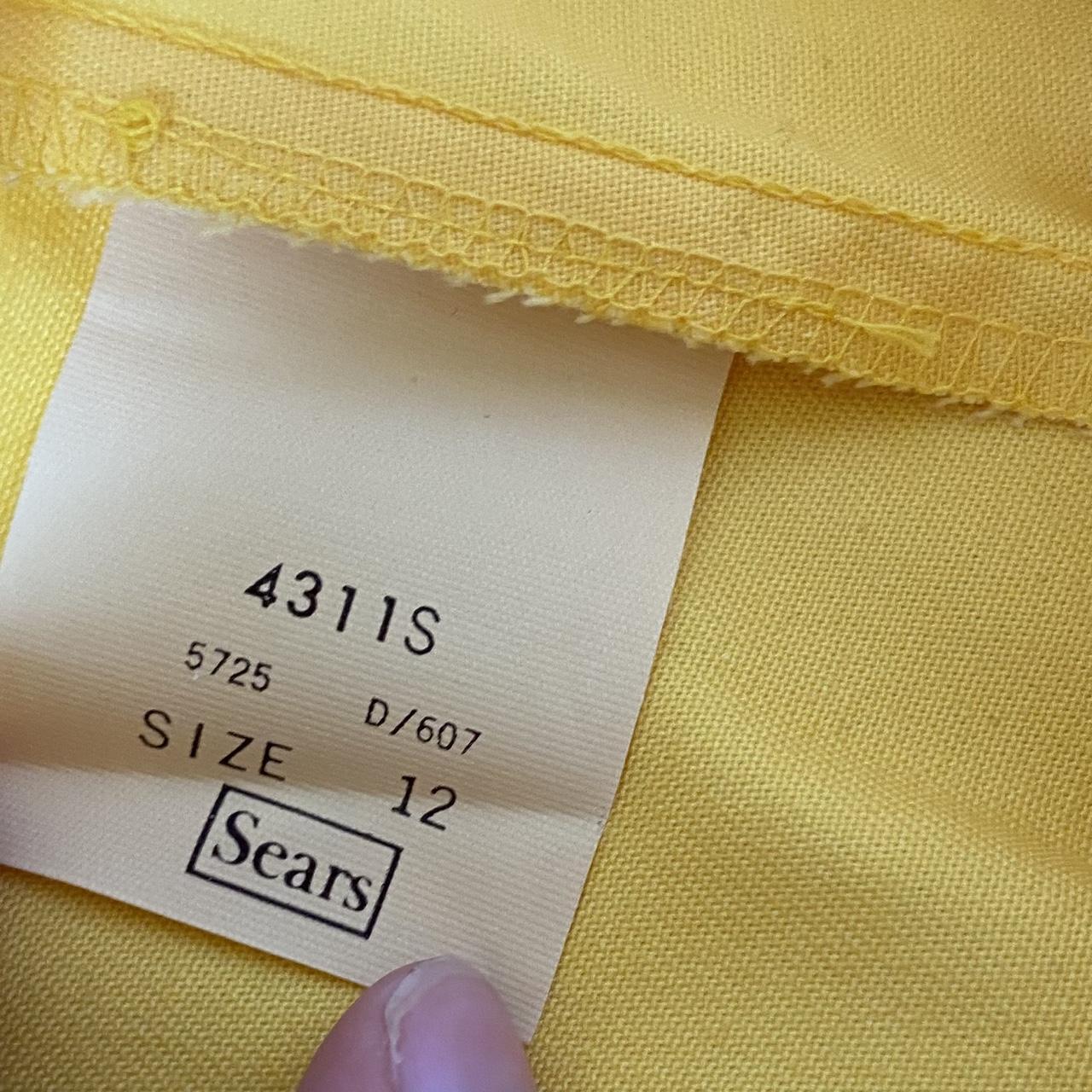 Sears Women's Yellow Shorts (4)