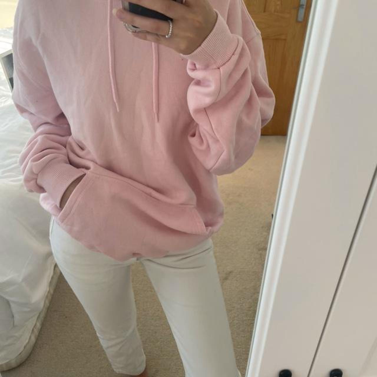 Pink hoodie from H&M size M and will fit sizes 81012 Depop