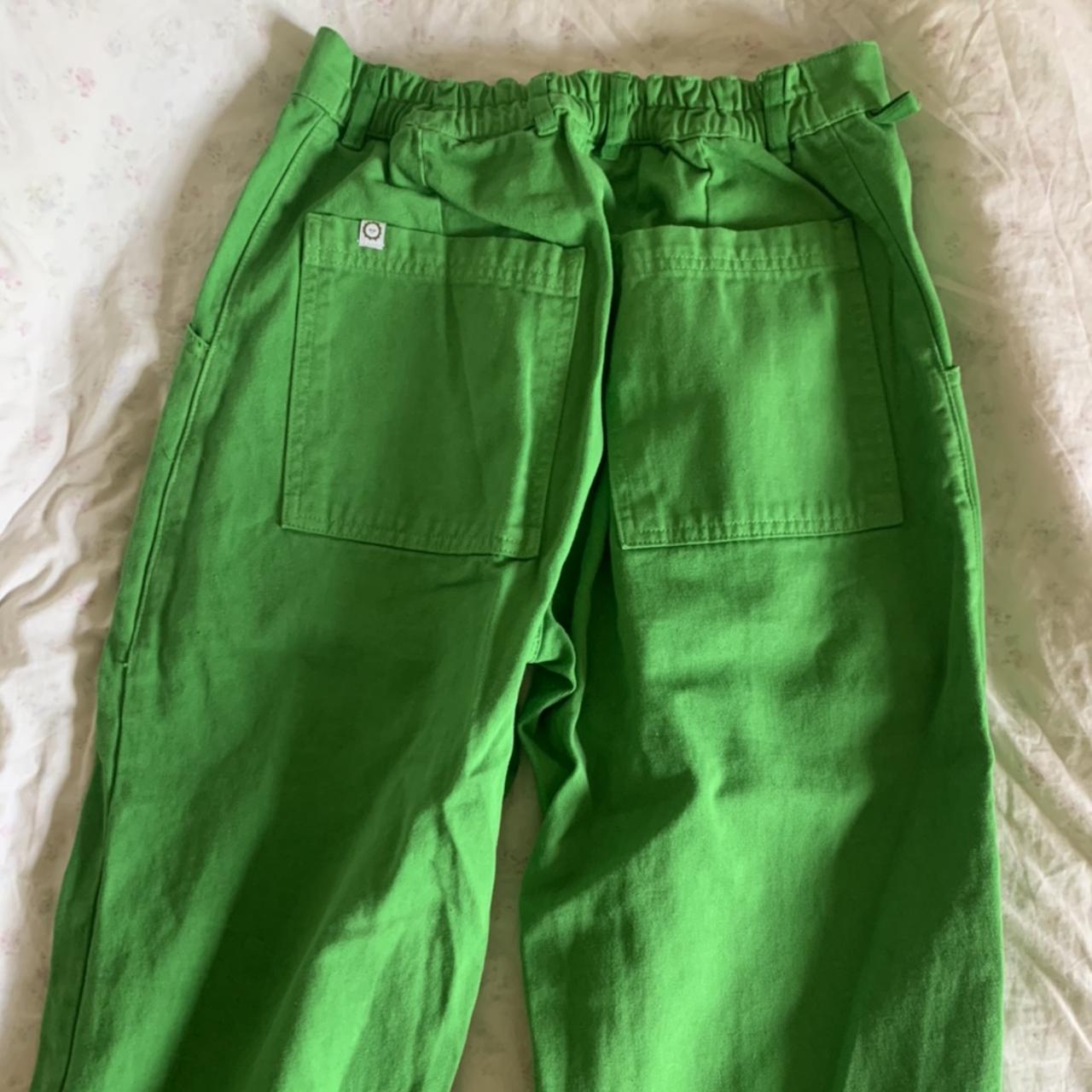 Big Bud Press Western Pants- green. Size small.... - Depop
