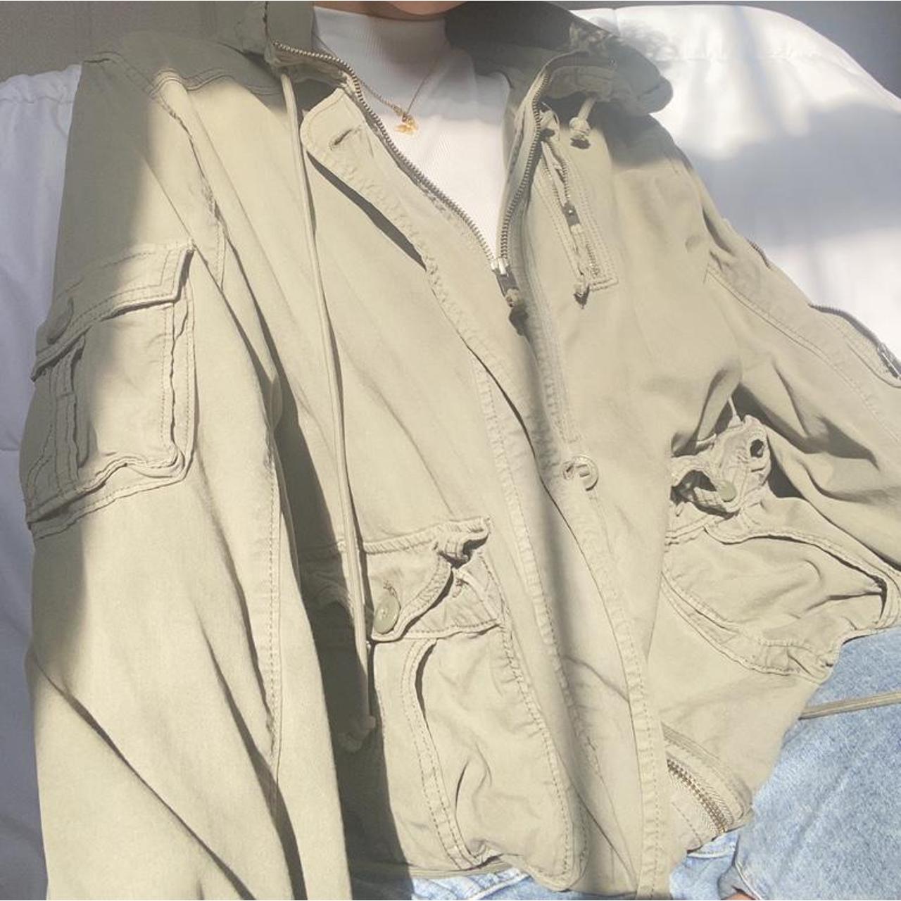 american eagle khaki jacket