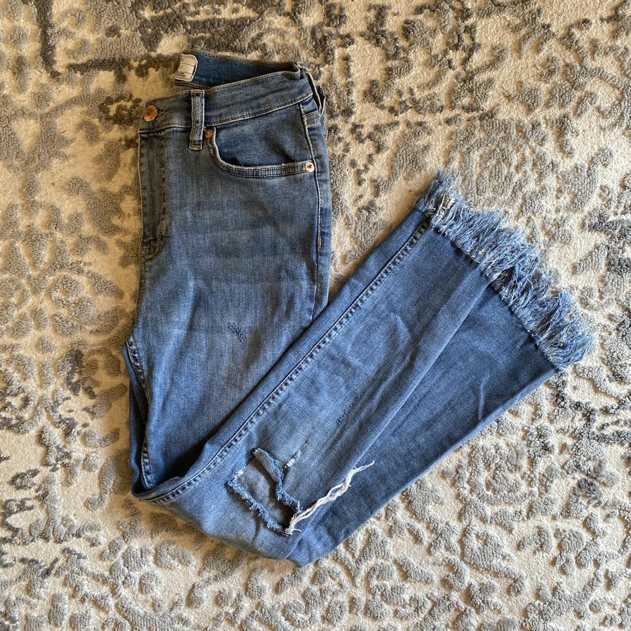 Free People Great Heights skinny jeans in Blue... - Depop