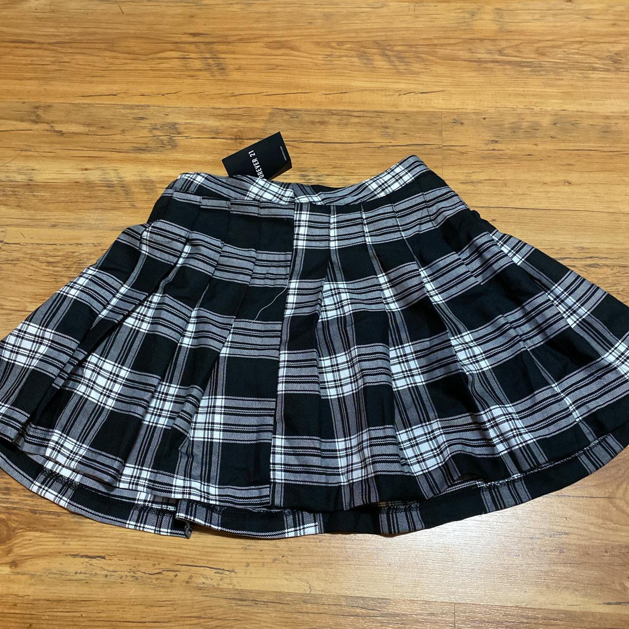 Pleated plaid mini skirt forever 21 hotsell